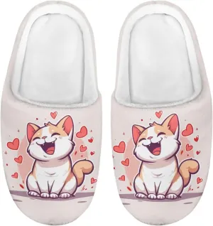 Kids Winter Slippers Bedroom Cute Casual Plush House Slippers Non Slip