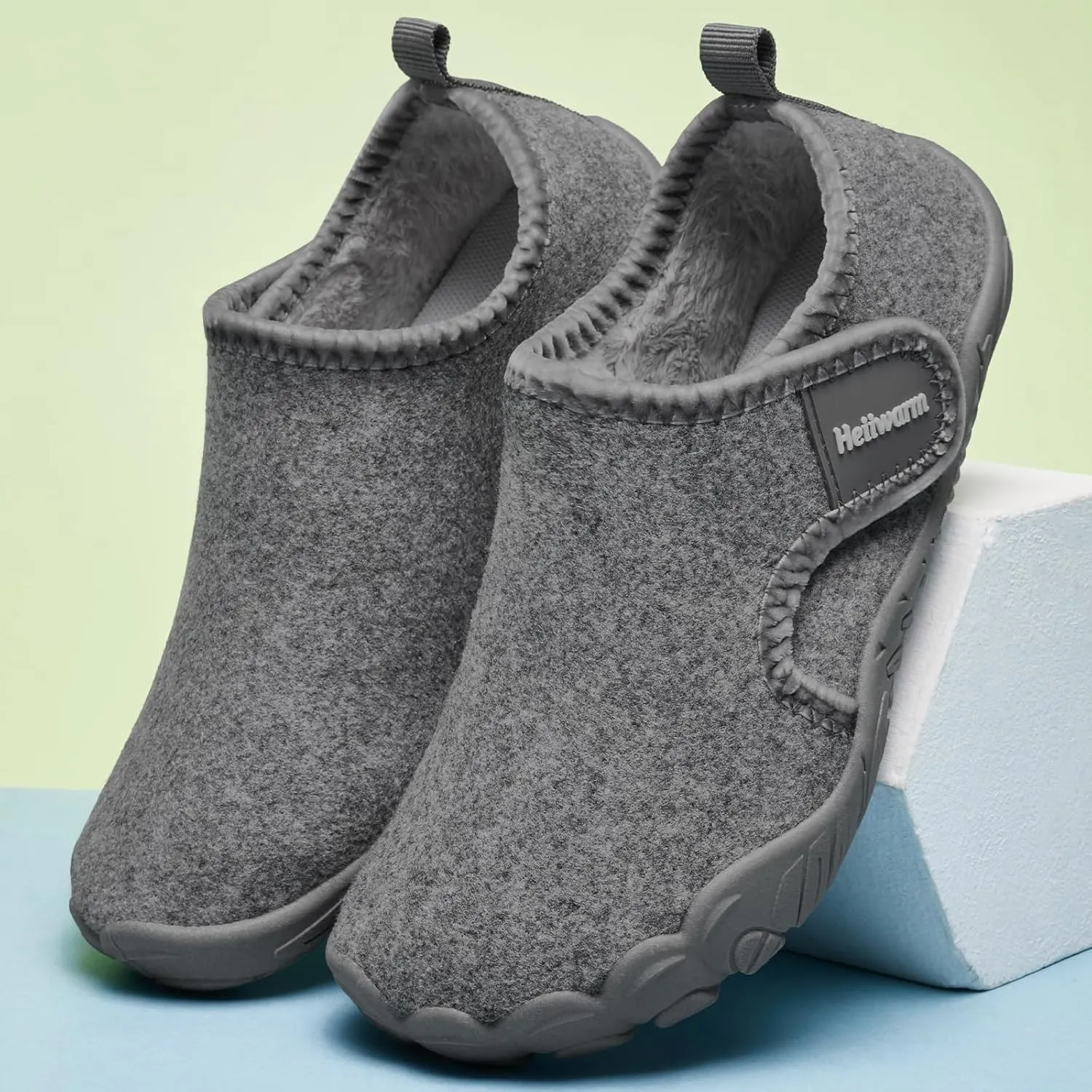 Kids Winter Slippers Cozy Soft Warm Non Slip Fleece House Lightweight Indoor Slippers for Girls Boys
