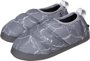 KingCamp Unisex Warm Camping Slippers Soft Winter Slippers with Non Slip Rubber Sole & Carry Bag
