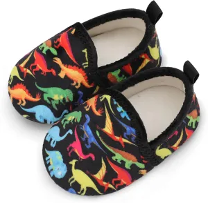 L-RUN Toddler Boys Girls House Slippers Indoor Home Shoes Warm Slipper Socks for Kids Baby Soft Winter Warm Walking Shoes