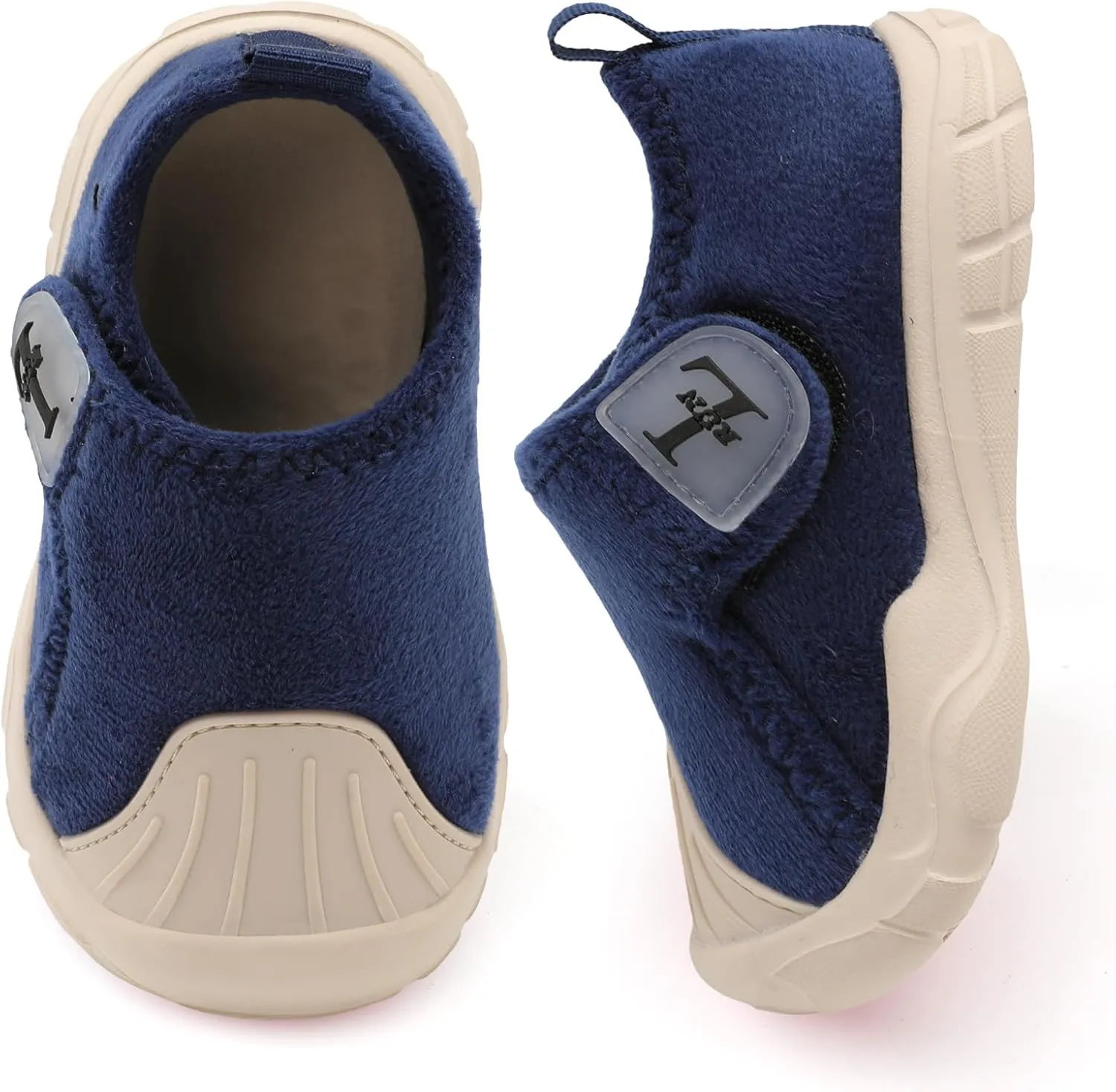 L-RUN Toddler Slippers Soft Boys Girls Barefoot House Slippers Anti-slip Lightweight Home Shoes for Indoor Outdoor Walking