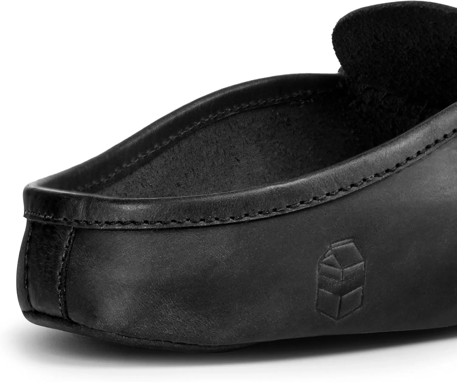 La Leche, Penny Loafer Slippers, Slip-On Indoor Scuffs, Shoes for Home, Full Grain Leather & Memory Foam, Handmade