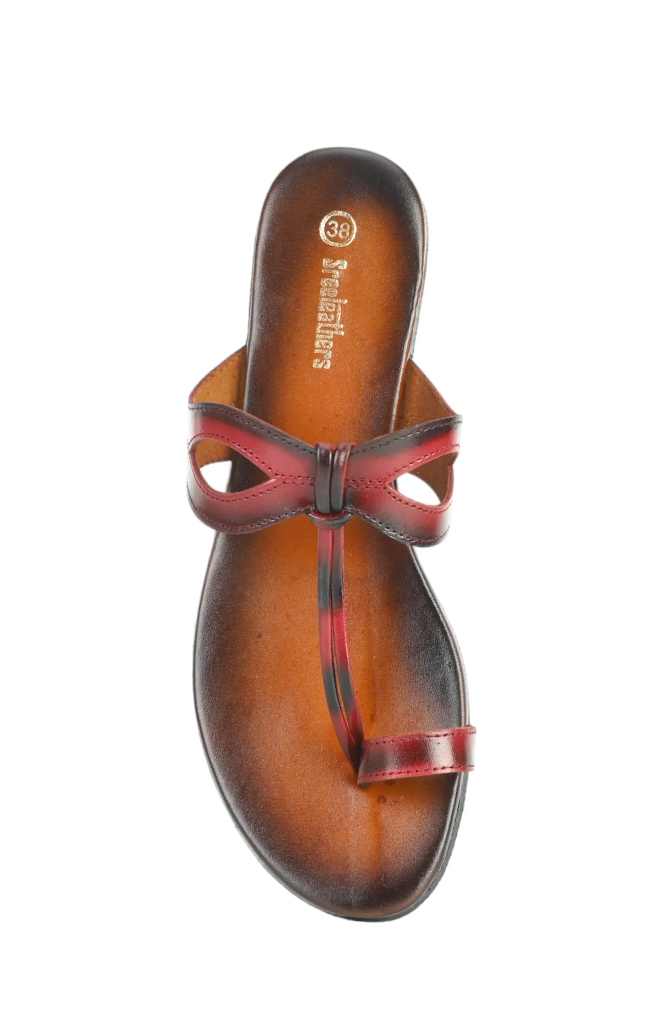 LADIES FLAT LEATHER CHAPPAL 996071