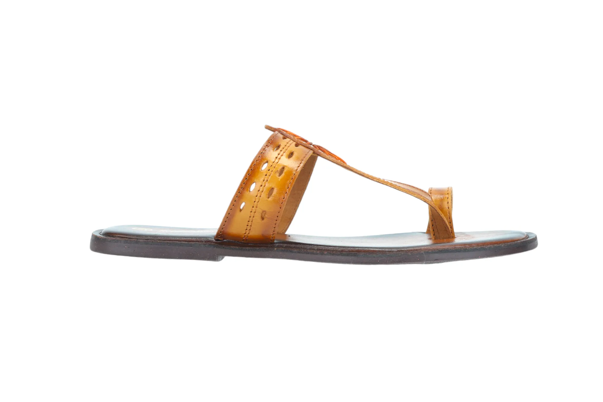 LADIES FLAT LEATHER CHAPPAL 996072