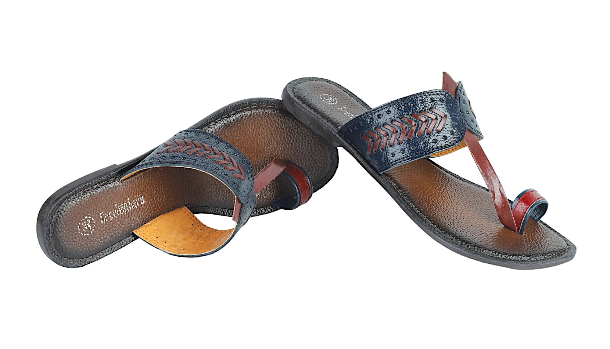 LADIES FLAT LEATHER CHAPPAL 999524
