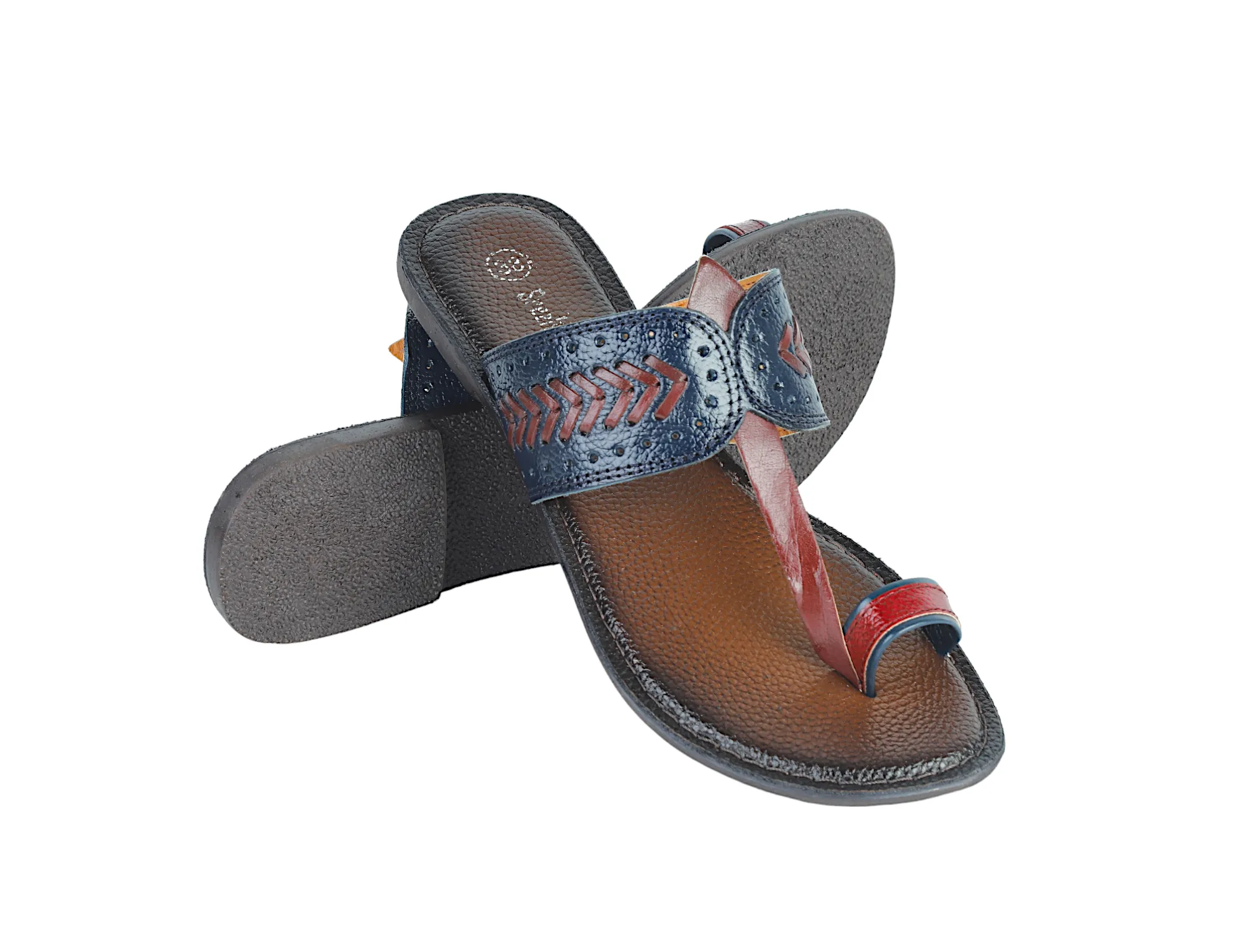 LADIES FLAT LEATHER CHAPPAL 999524
