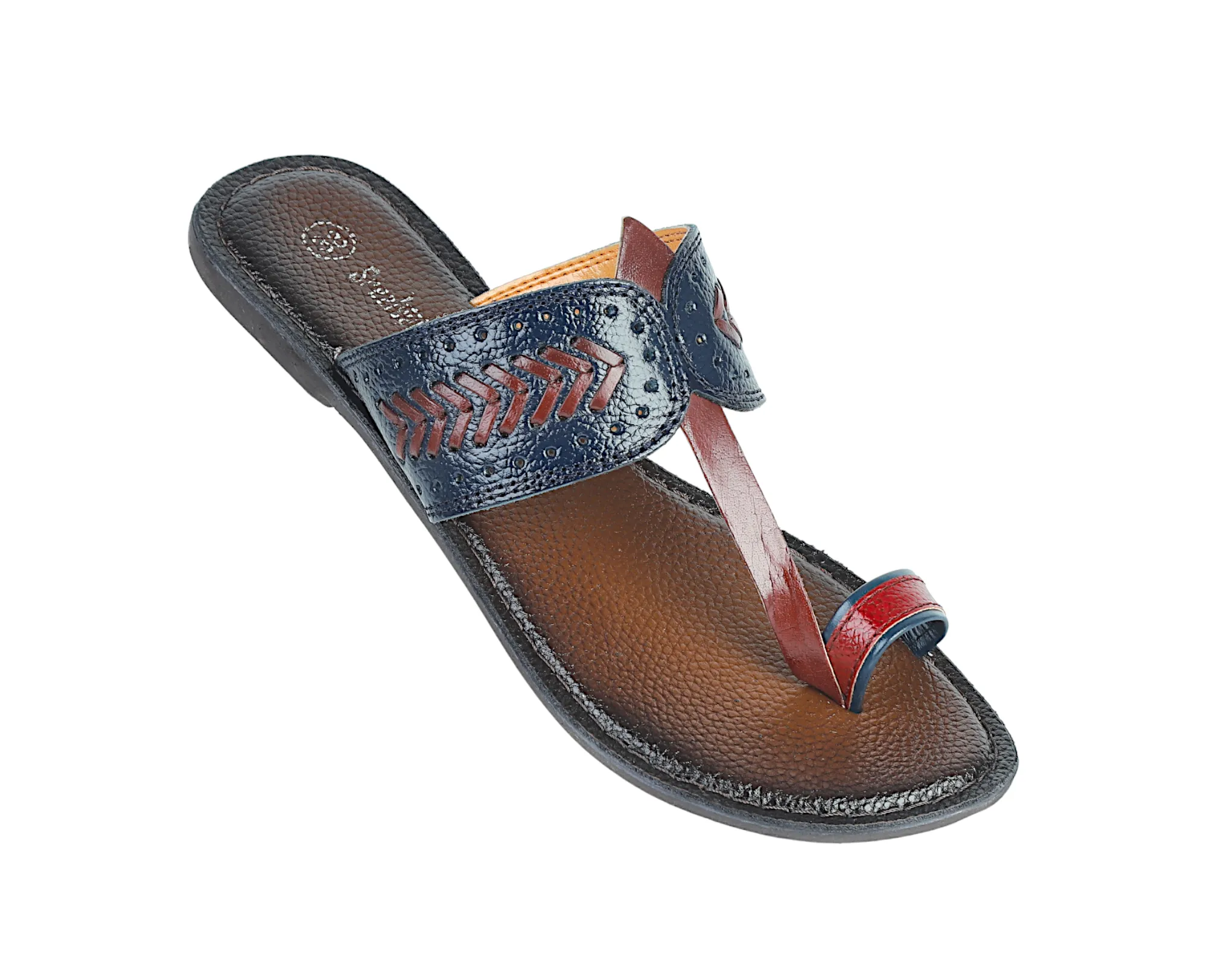 LADIES FLAT LEATHER CHAPPAL 999524