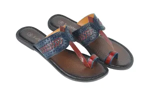 LADIES FLAT LEATHER CHAPPAL 999524