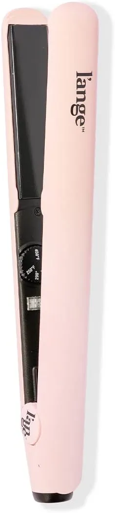 L'ANGE HAIR Le Ceramique 1-Pass Flat Iron Hair Straightener | Fast Heating Ceramic Flat Iron | Best Hot Tools Professional Hair Straightener to Lock in Moisture & Shine | (Blush)