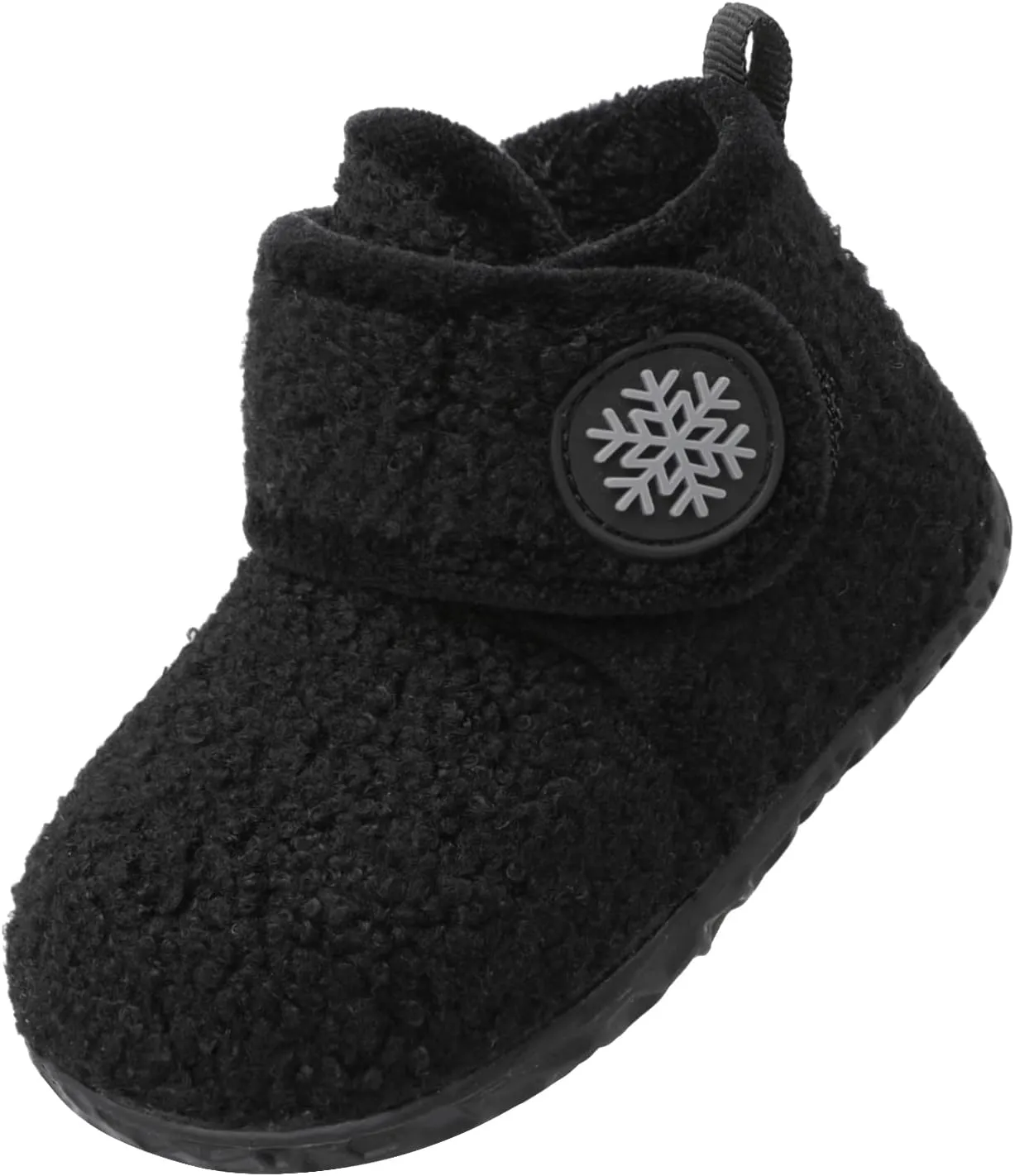 LeIsfIt Toddler Slippers Boys Girls House Slippers Kids Winter Boots Warm Lightweight House Shoes with Non-Slip Sole
