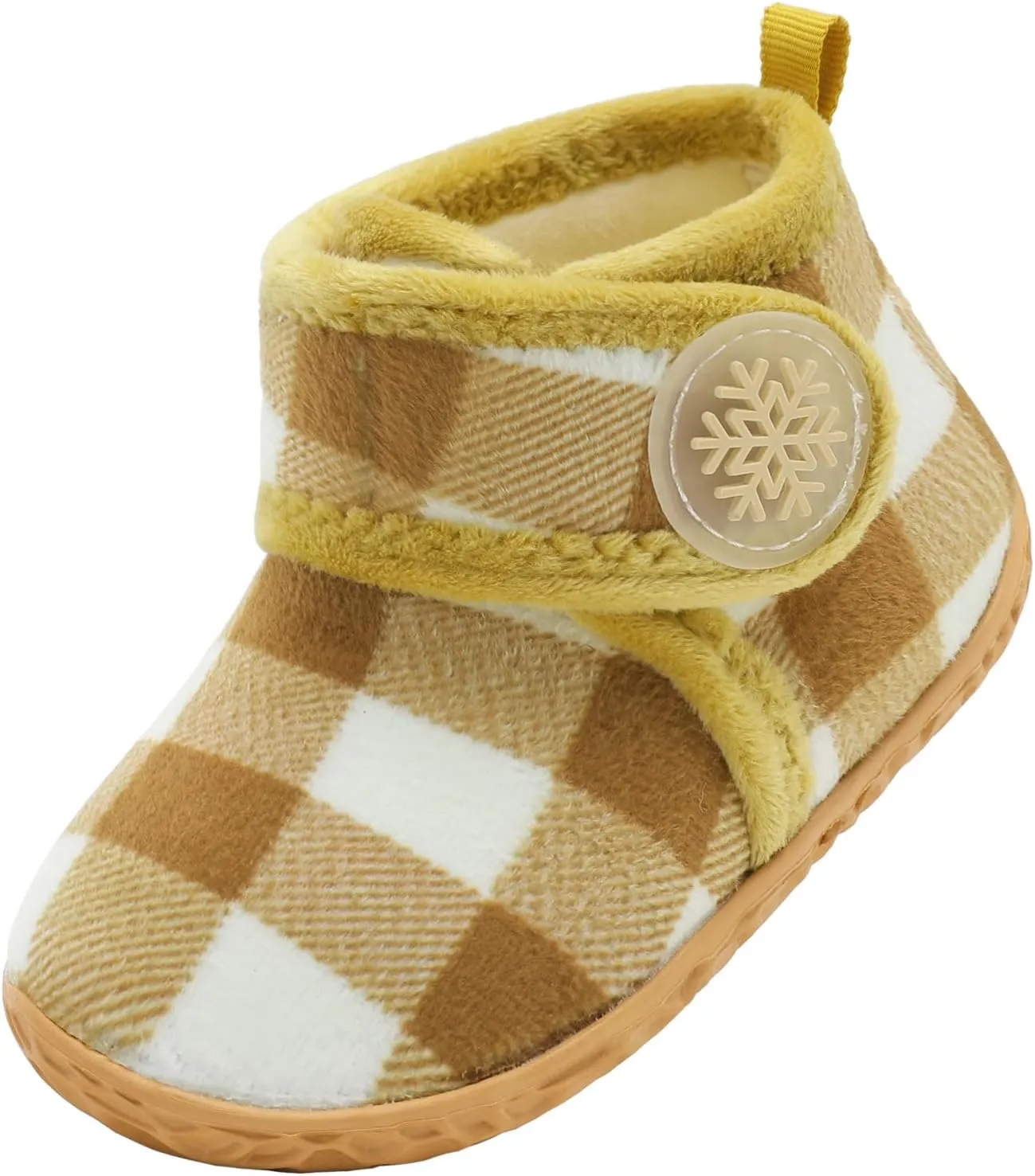 LeIsfIt Toddler Slippers Boys Girls House Slippers Kids Winter Boots Warm Lightweight House Shoes with Non-Slip Sole