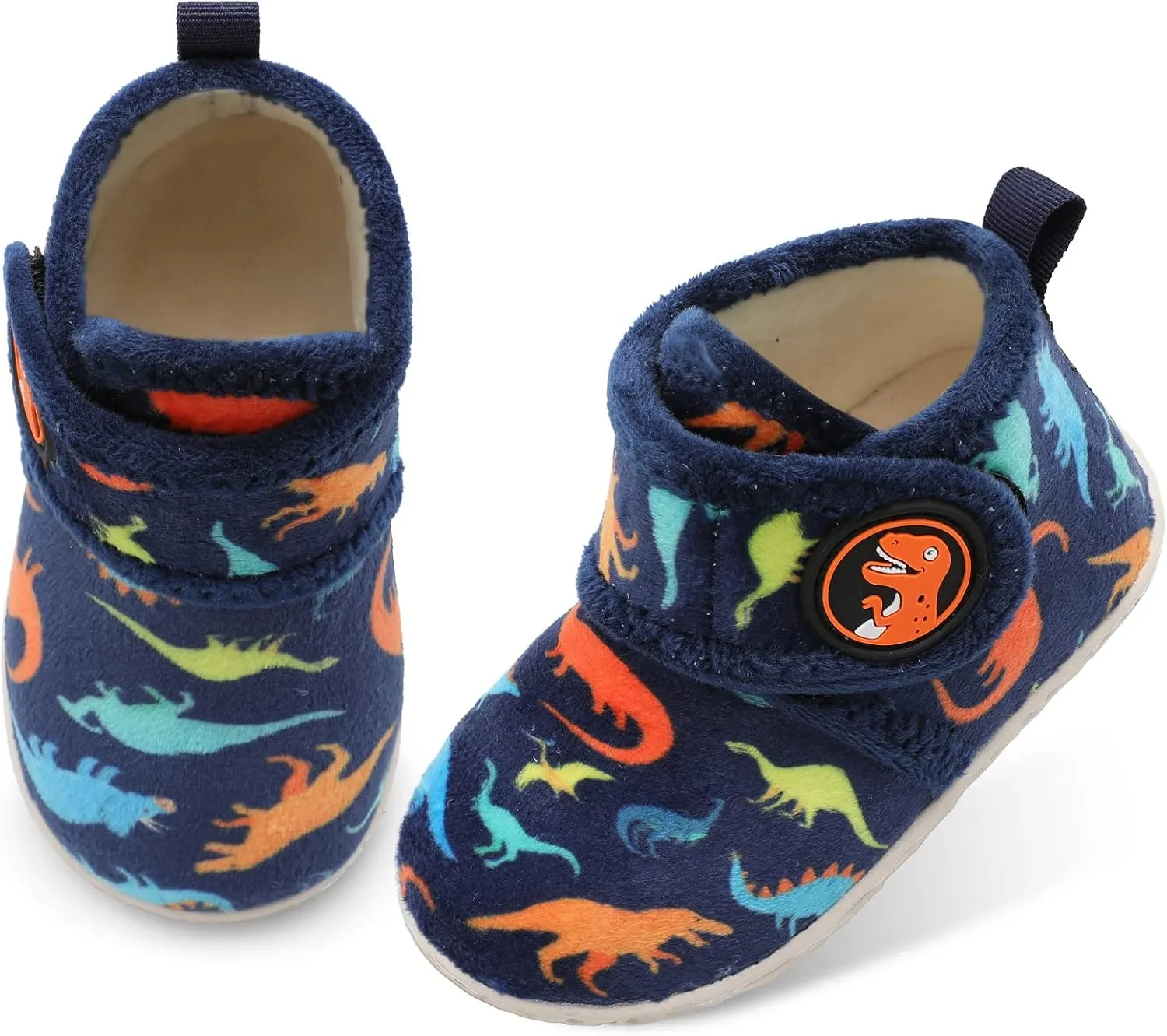 LeIsfIt Toddler Slippers Boys Girls House Slippers Kids Winter Boots Warm Lightweight House Shoes with Non-Slip Sole