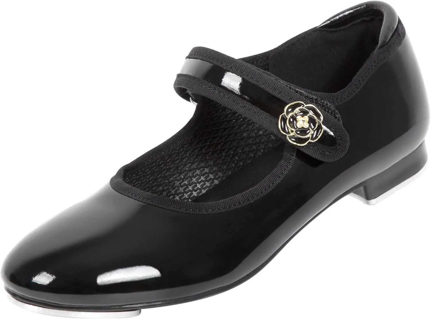 Linodes Economy Unisex-Child Easy Strap Tap Shoe for Girls and Boys Tap Flat