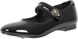 Linodes Economy Unisex-Child Easy Strap Tap Shoe for Girls and Boys Tap Flat