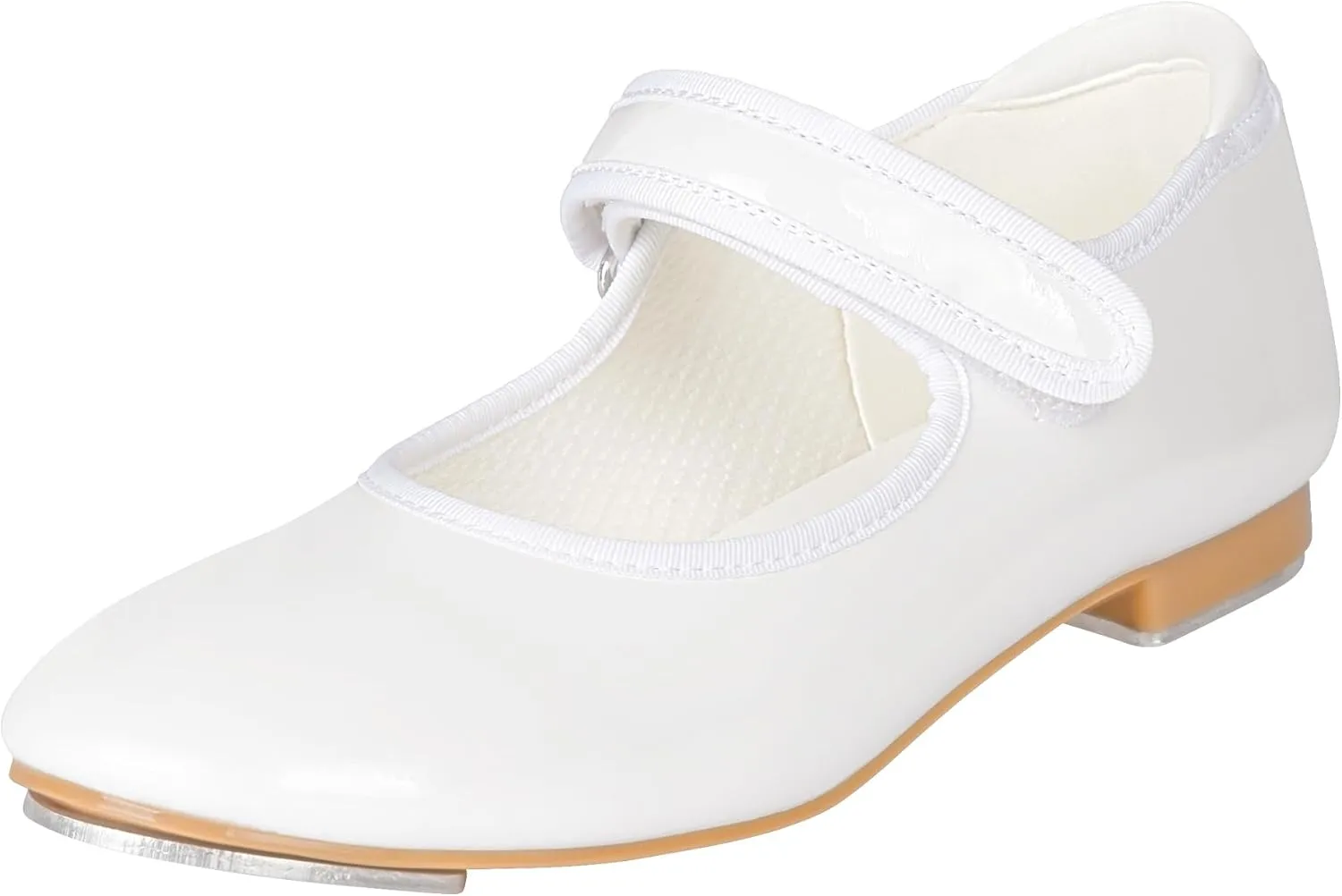 Linodes Economy Unisex-Child Easy Strap Tap Shoe for Girls and Boys Tap Flat