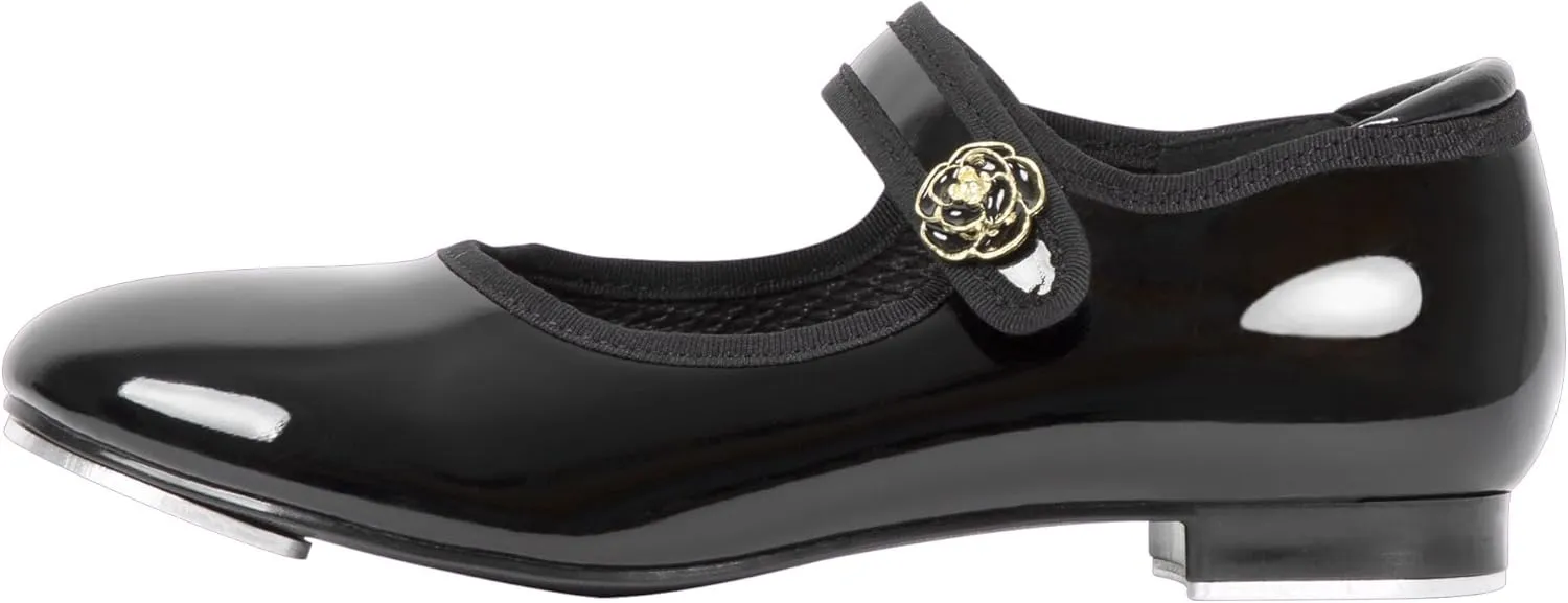 Linodes Economy Unisex-Child Easy Strap Tap Shoe for Girls and Boys Tap Flat