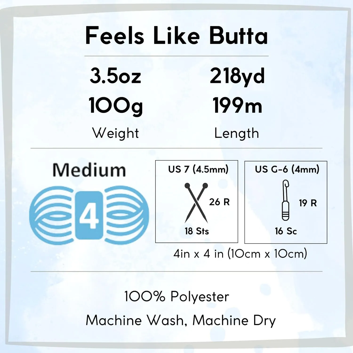 Lion Brand Feels Like Butta White 215-100 (6-Skeins - Same Dye Lot) Worsted Medium #4 Polyester Yarn for Crocheting and Knitting with Project Bag