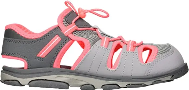 Little Kid's  Adirondack Sandle Grey/Coral