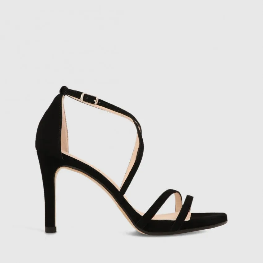 Lodi - Inriko Black Suede Sandal