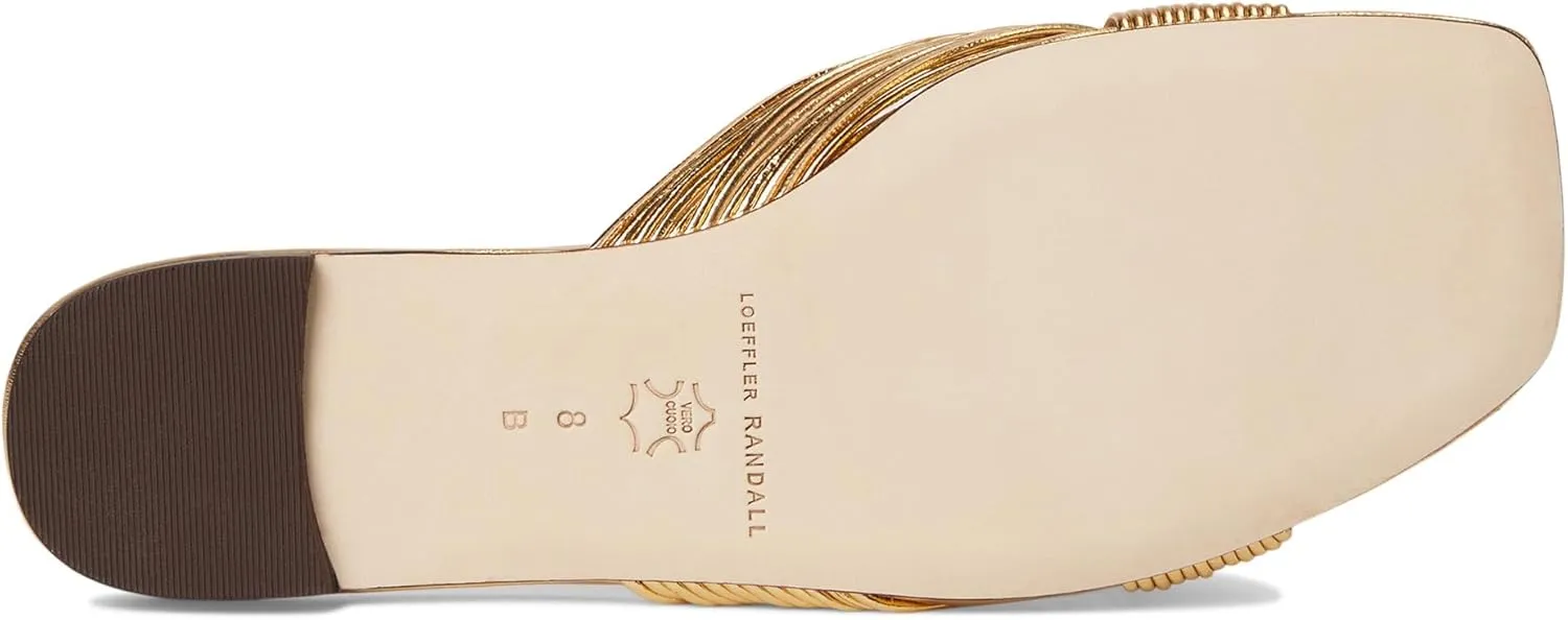 Loeffler Randall Women's Flossie Mignon Knot Flat Sndal Sandal