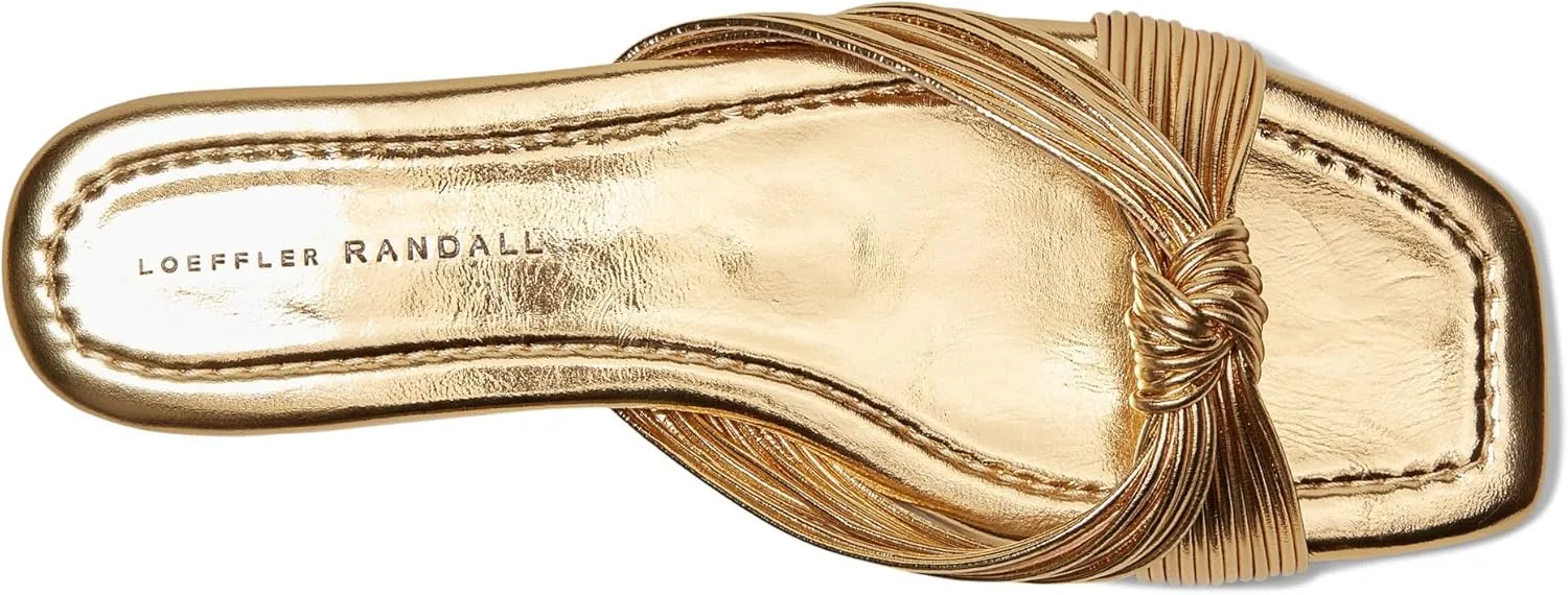 Loeffler Randall Women's Flossie Mignon Knot Flat Sndal Sandal