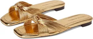 Loeffler Randall Women's Flossie Mignon Knot Flat Sndal Sandal