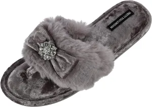 London Womens Toe Post Amelie - Mink