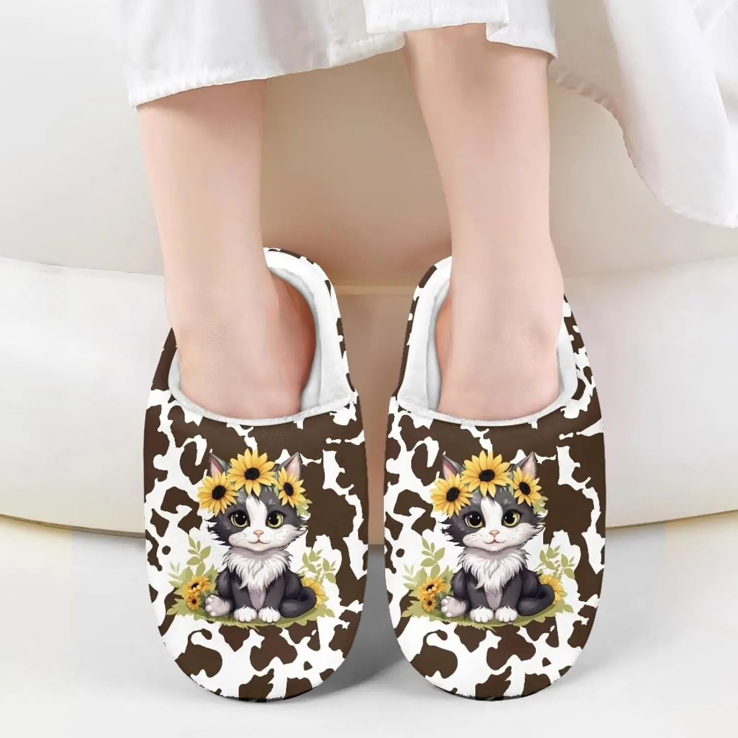 Lotusorchid Kids Slipper for Girls, Boys House Slipper Bedroom Slipper Warm Memory Foam Sleep Slipper Cozy Soft Winter Slipper