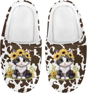 Lotusorchid Kids Slipper for Girls, Boys House Slipper Bedroom Slipper Warm Memory Foam Sleep Slipper Cozy Soft Winter Slipper