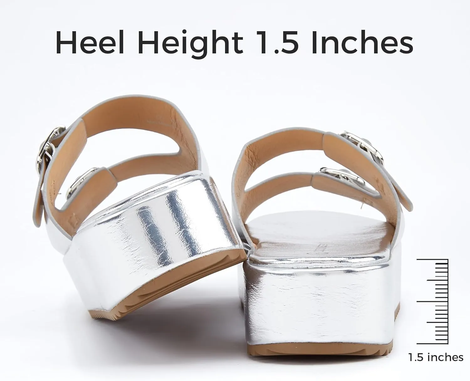 LUCKY STEP Women's Platform Slide Sandals Braided Adjustable Strap Flat Open Toe Summer Casual Shoes Beach Outdoor Wedge Woven Slipper