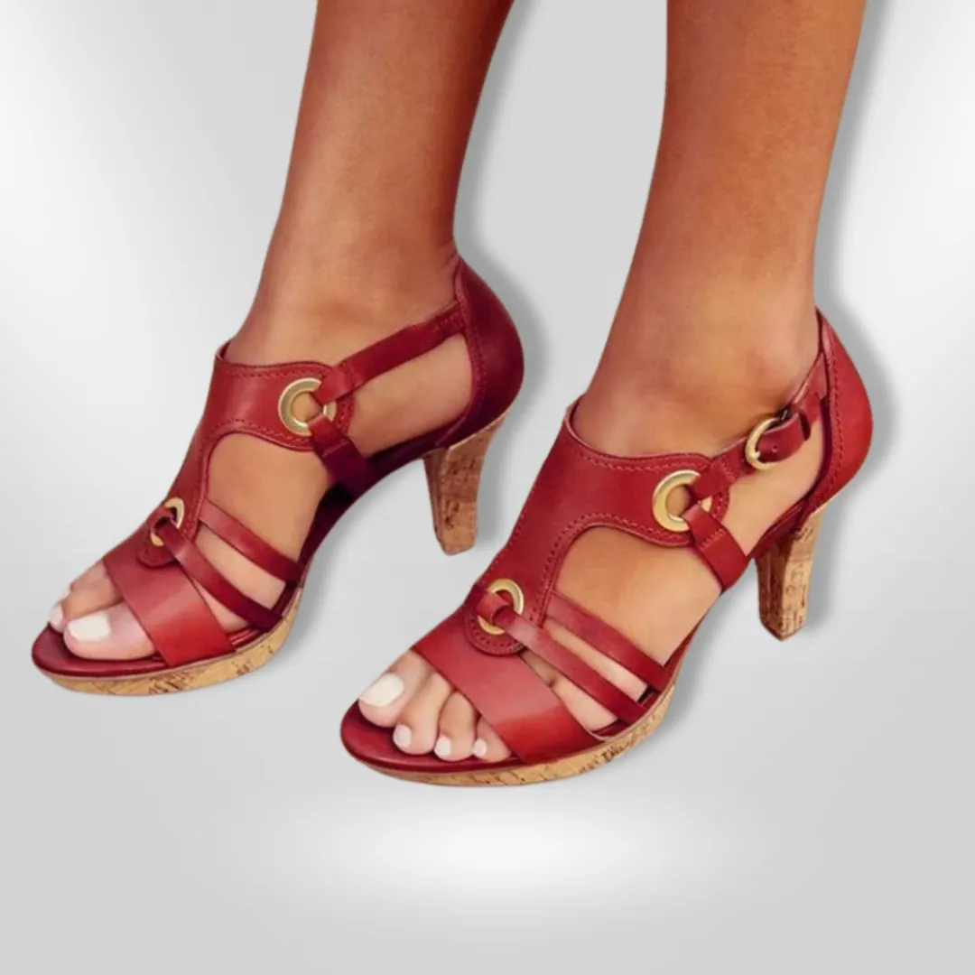 LUDOVICA | Comfortable heel sandal