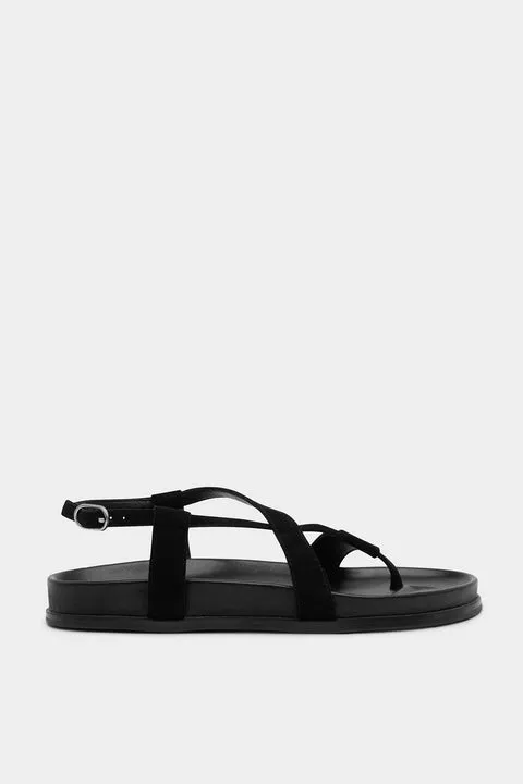 Maddison Sandal Black Suede