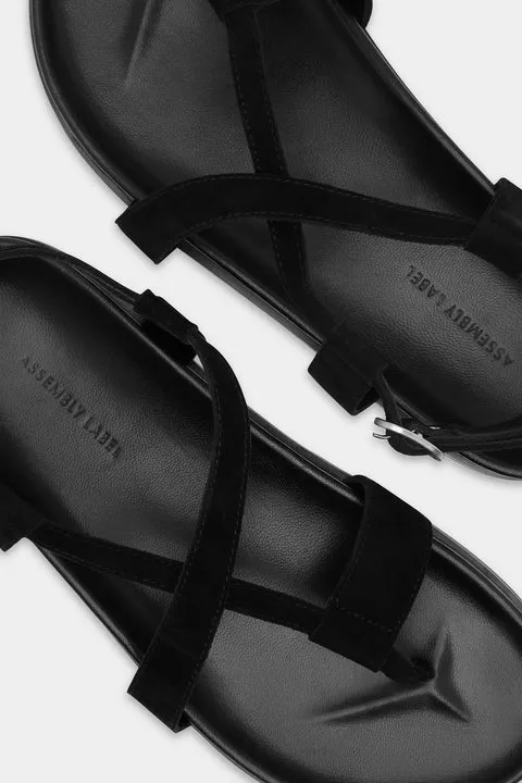 Maddison Sandal Black Suede