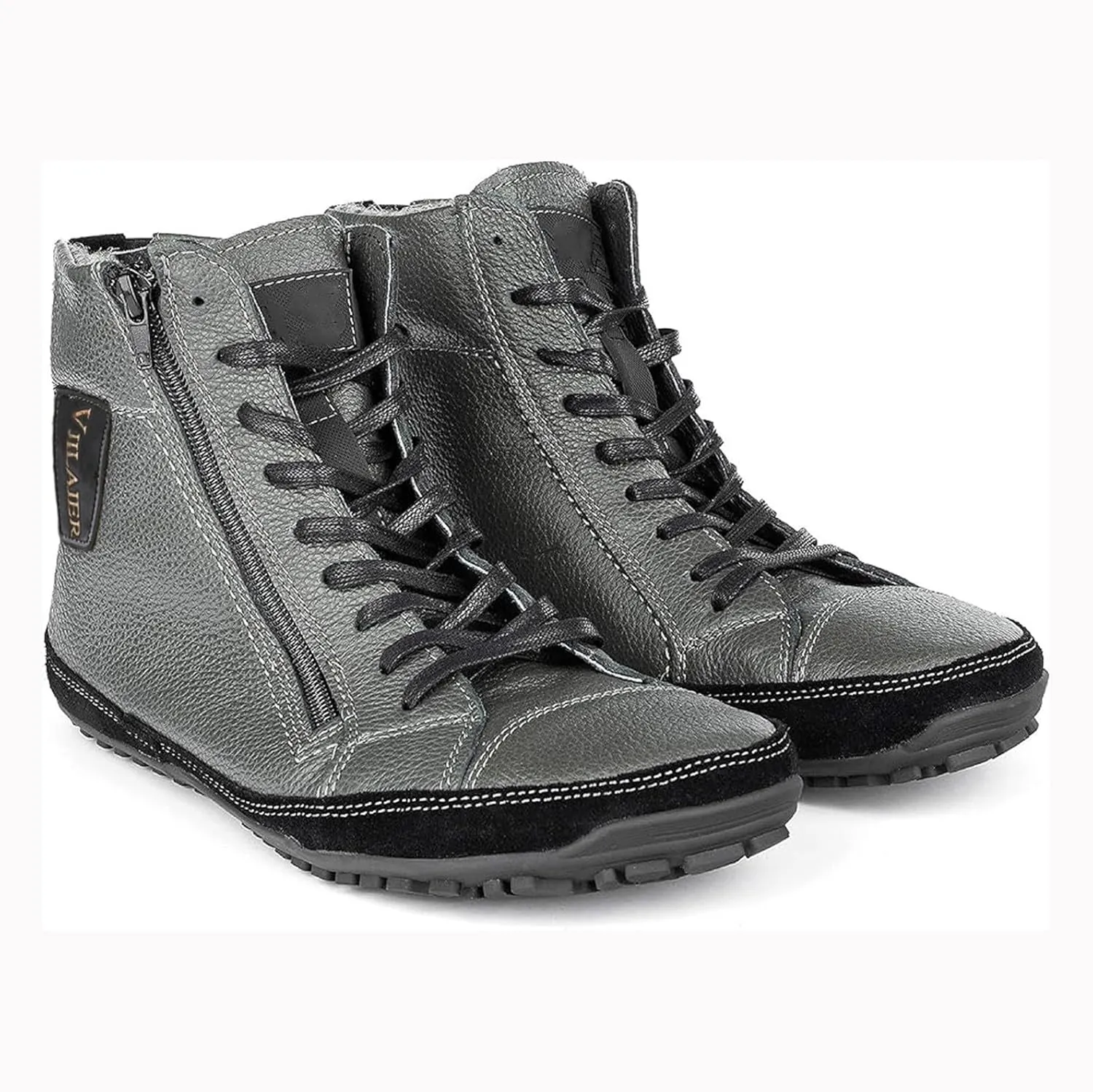Magic Shoes Alaskan Mens, Barefoot Winter Boots Women, Non-Slip Hiking Footwear With Fleece Lined, Comfort Warm Work Boots Grounded Shoes Zero Drop Booties for Walking Fishing Trekking