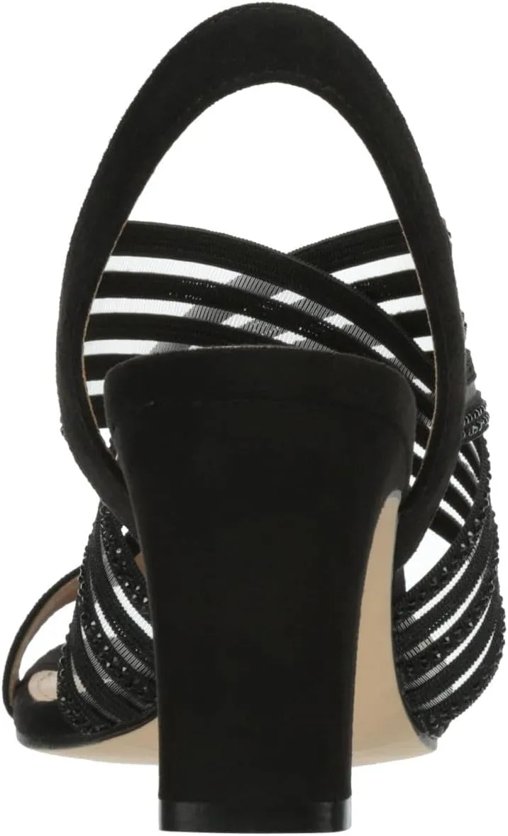 Maripe Elisa - Women's Strappy Open Square Toe Slingback Heeled Dress Sandals
