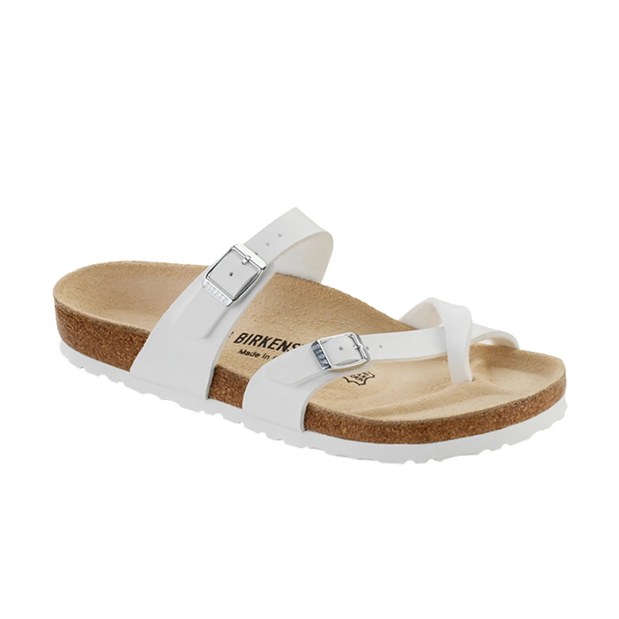 Mayari White Birko-Flor Sandal - Birkenstock