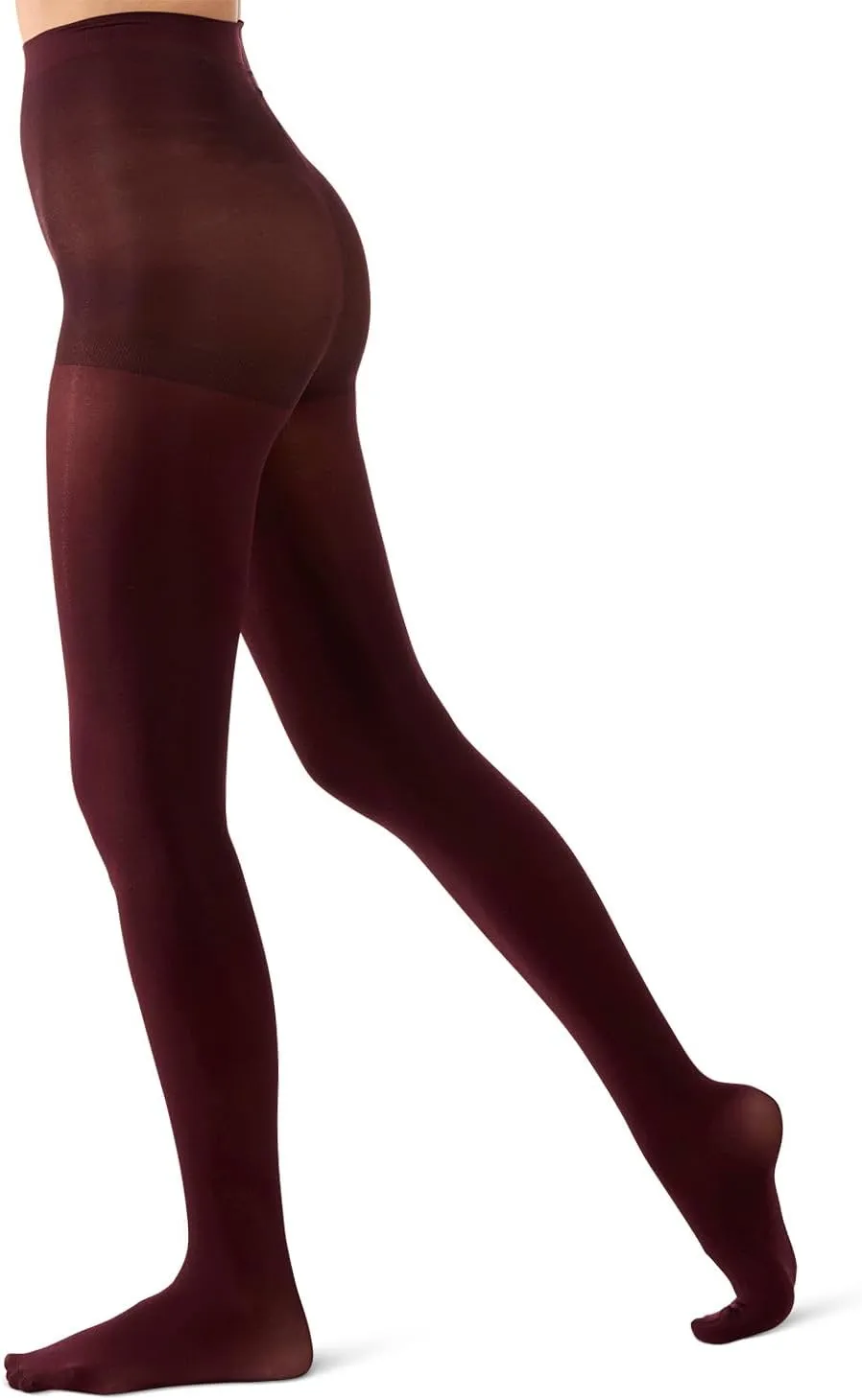 MeMoi Perfectly Opaque Tights, Comfortable and Smoothing Control Top Tights, 40 Denier Opaque Finish - Sizes S-Q2