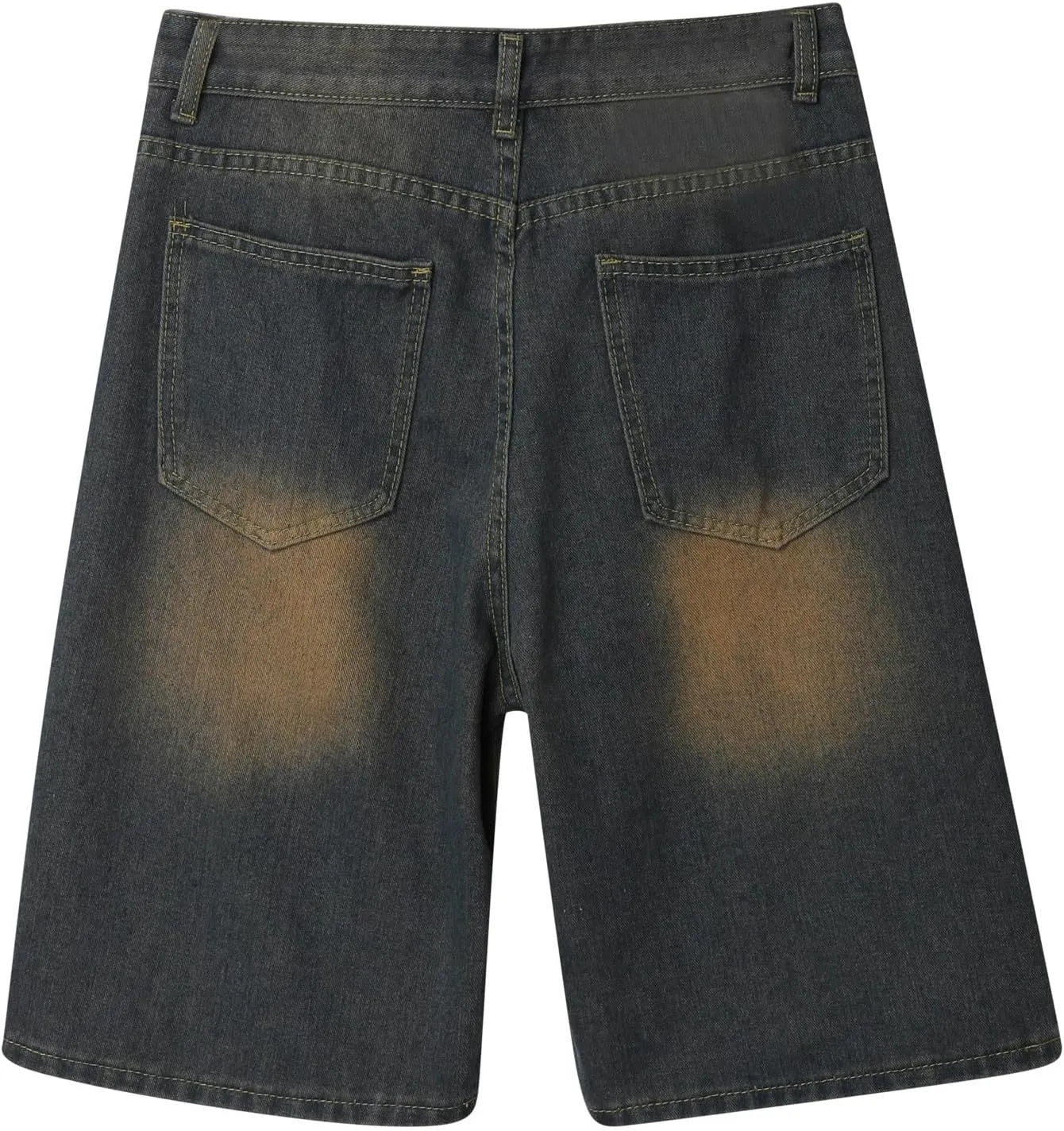 Men Baggy Denim Jorts Y2K Loose Hip Hop Jean Shorts Wide Leg Short Jeans Trendy Outfits