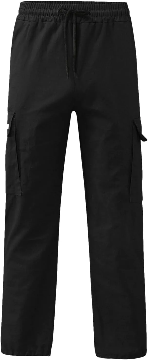 Men Lightweight Jogging Pant Combat Cargo Work Joggers Loose Sport Casual Sweatpants Running Workout Pant