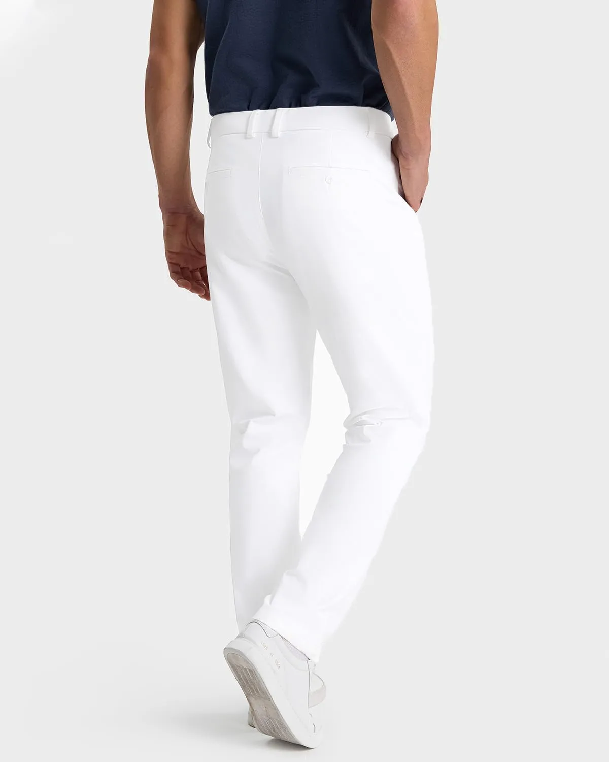 Mens Classic Fit Golf Pants Stretch Work Dress Pants 30''/32''/34'' Lightweight Casual Pants with Pockets