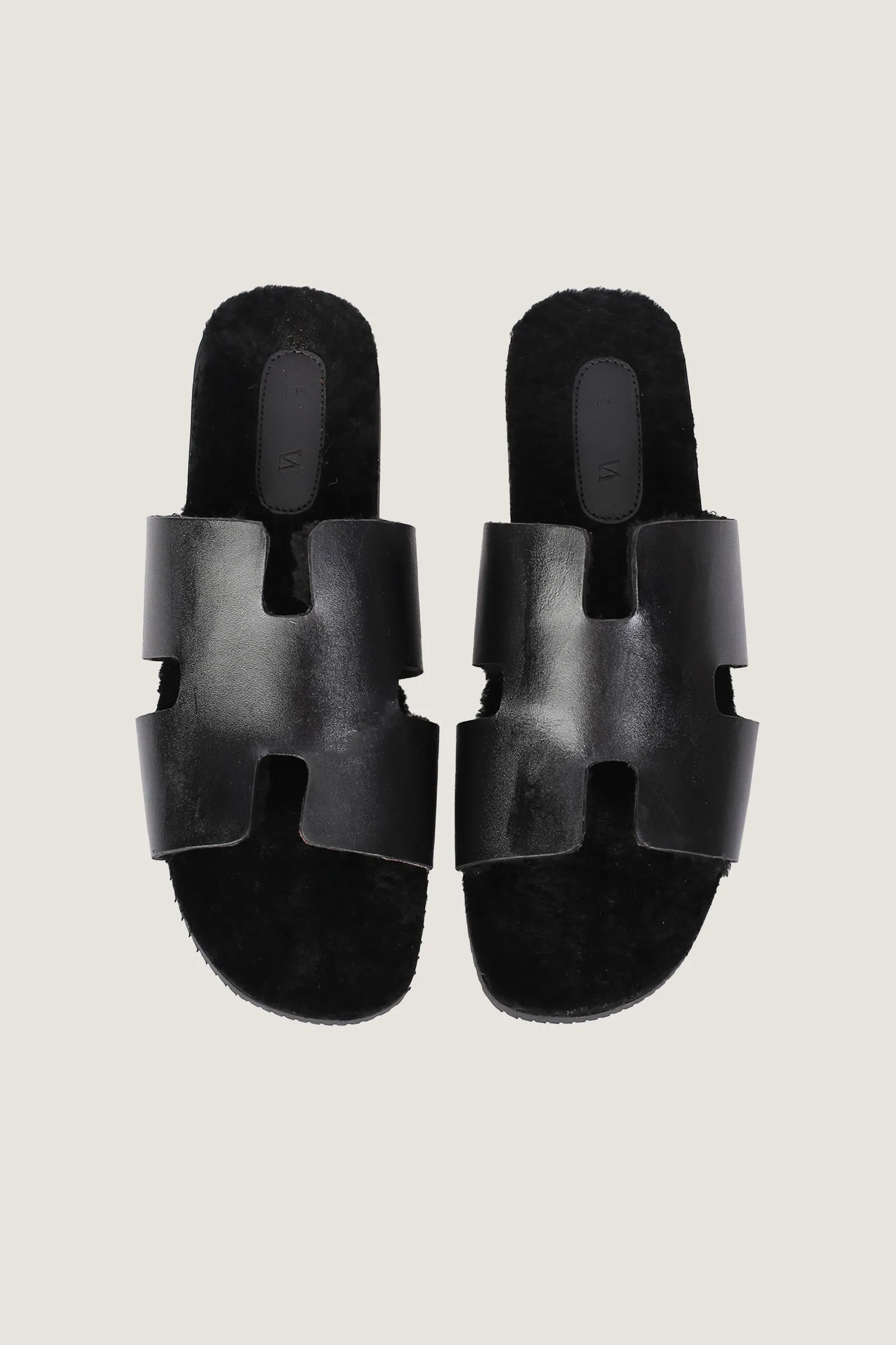 Men's H Style Slipper With Fur