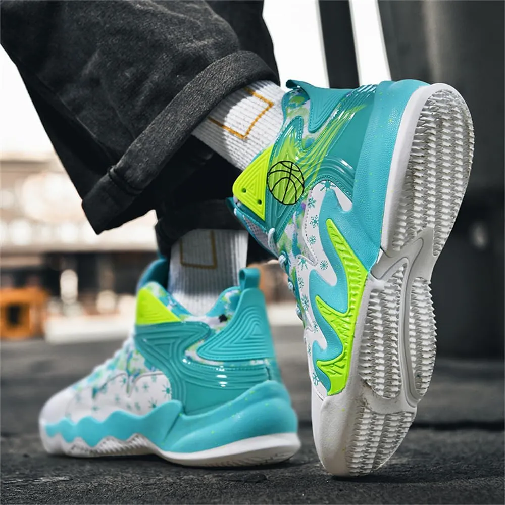 Men's High Top Anti-Slip Cushioning Basketball Shoes Fashion Running Sneakers Light Training Athletic Shoes