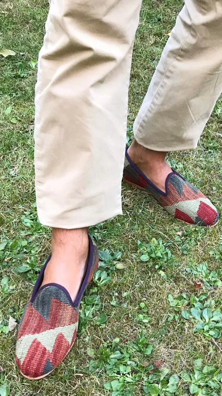 Men's Kilim Slippers size 41 (US size 8)