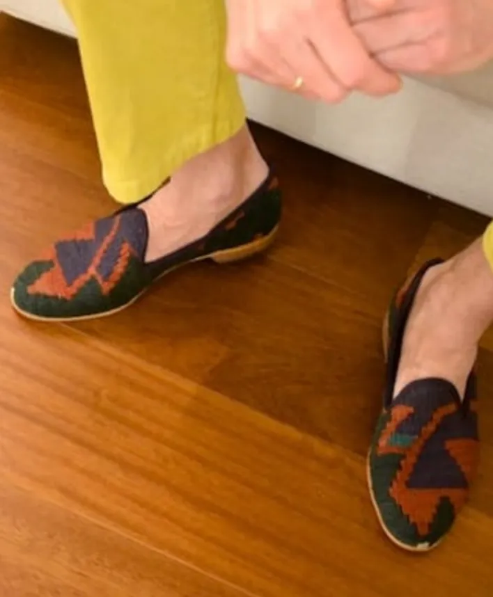 Men's Kilim Slippers size 41 (US size 8)