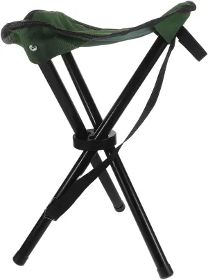 Milisten Portable Folding Camping Stool Lightweight and Compact Collapsible Chair for Fishing Hiking Gardening Outdoor Events UV and Water Resistant Design for Versatile Use