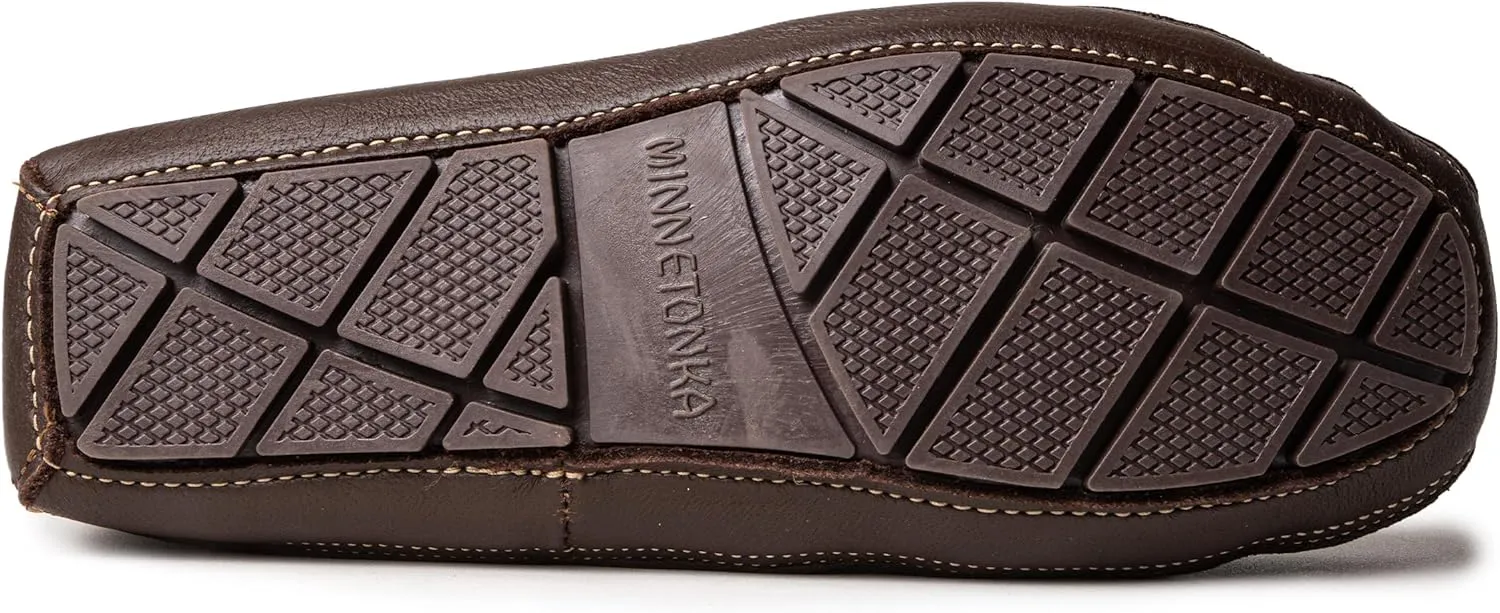 Minnetonka Mens Sheepskin Moose Slipper