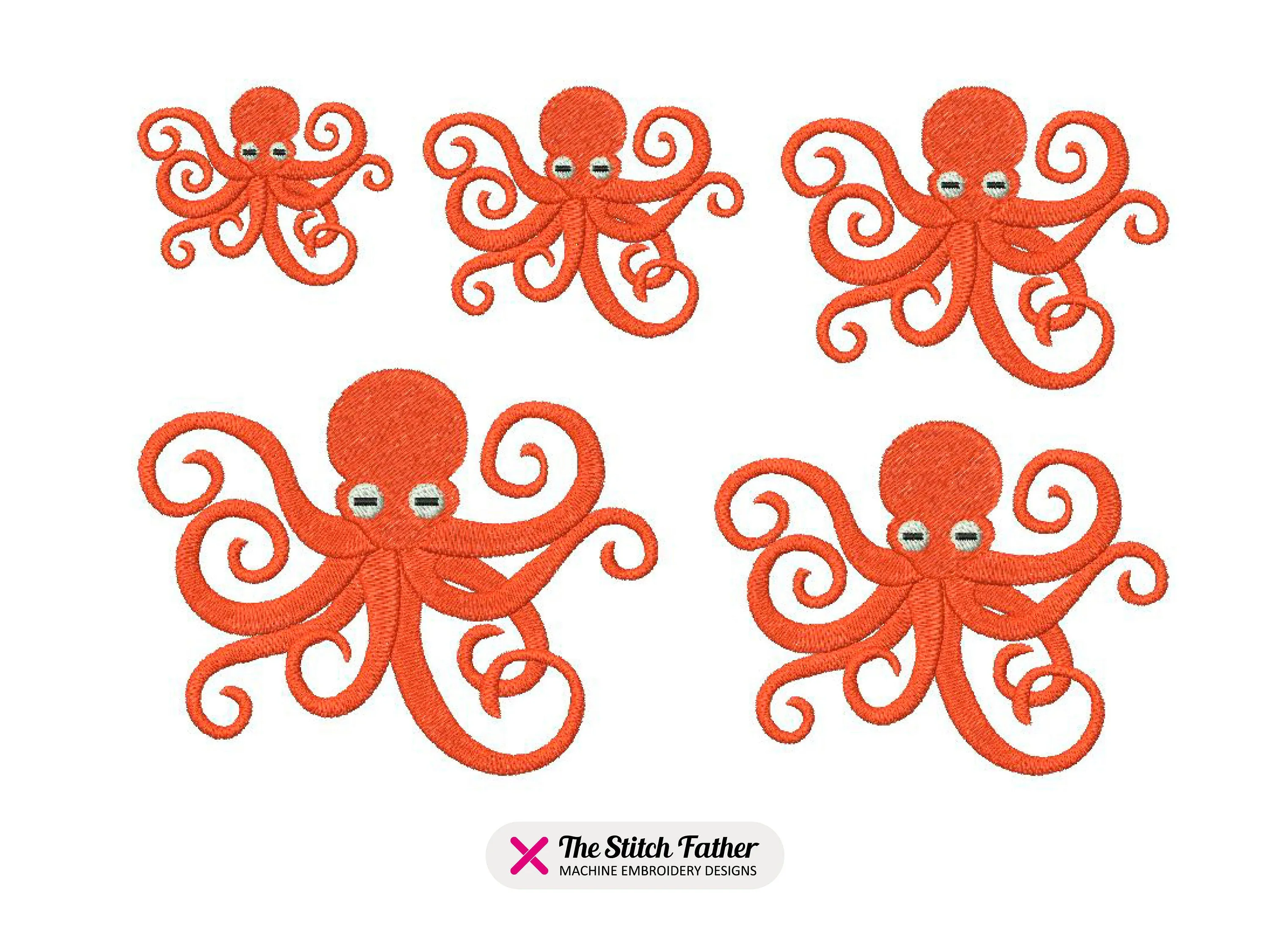 Modern Octopus Flat Style