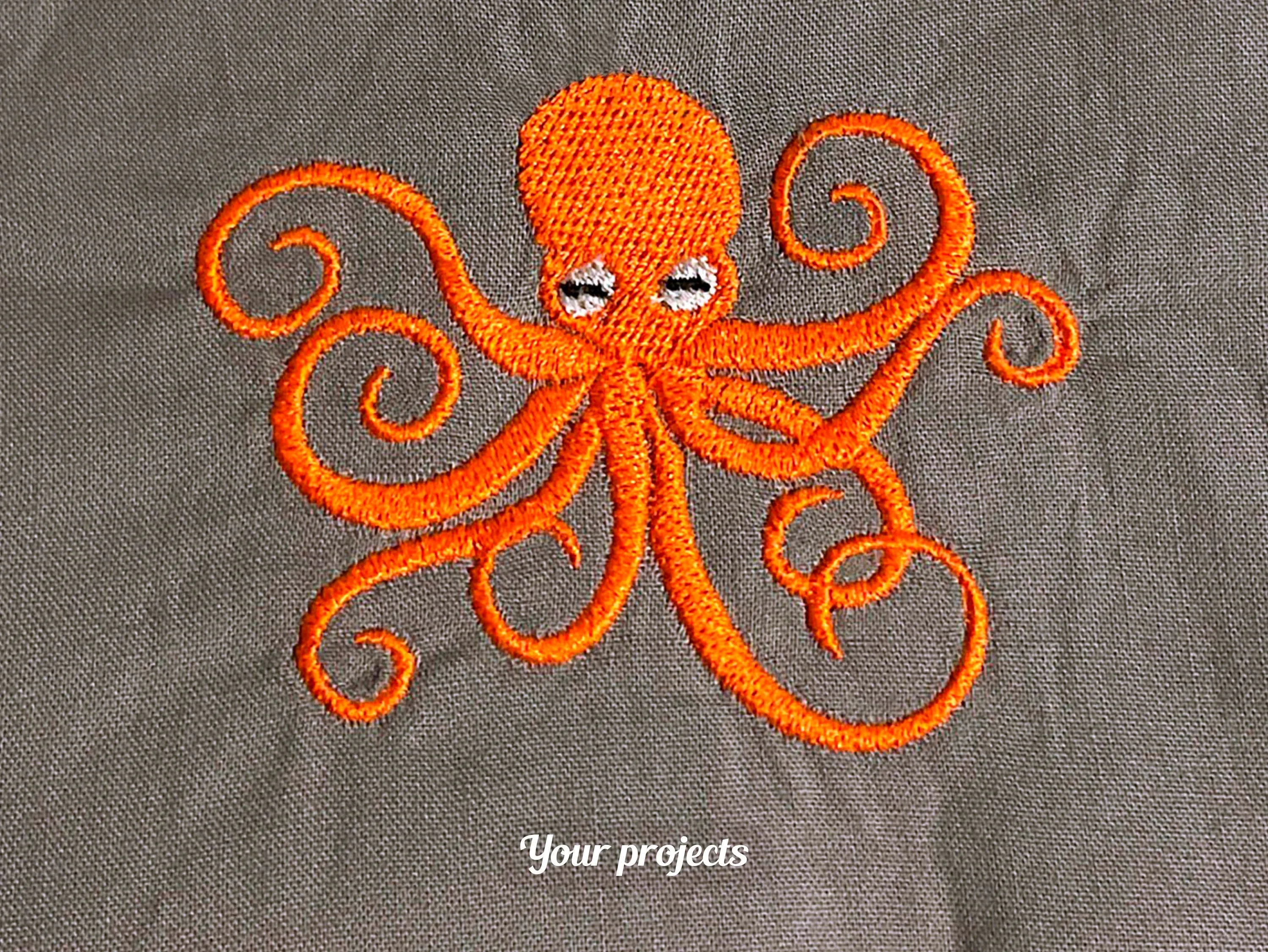 Modern Octopus Flat Style