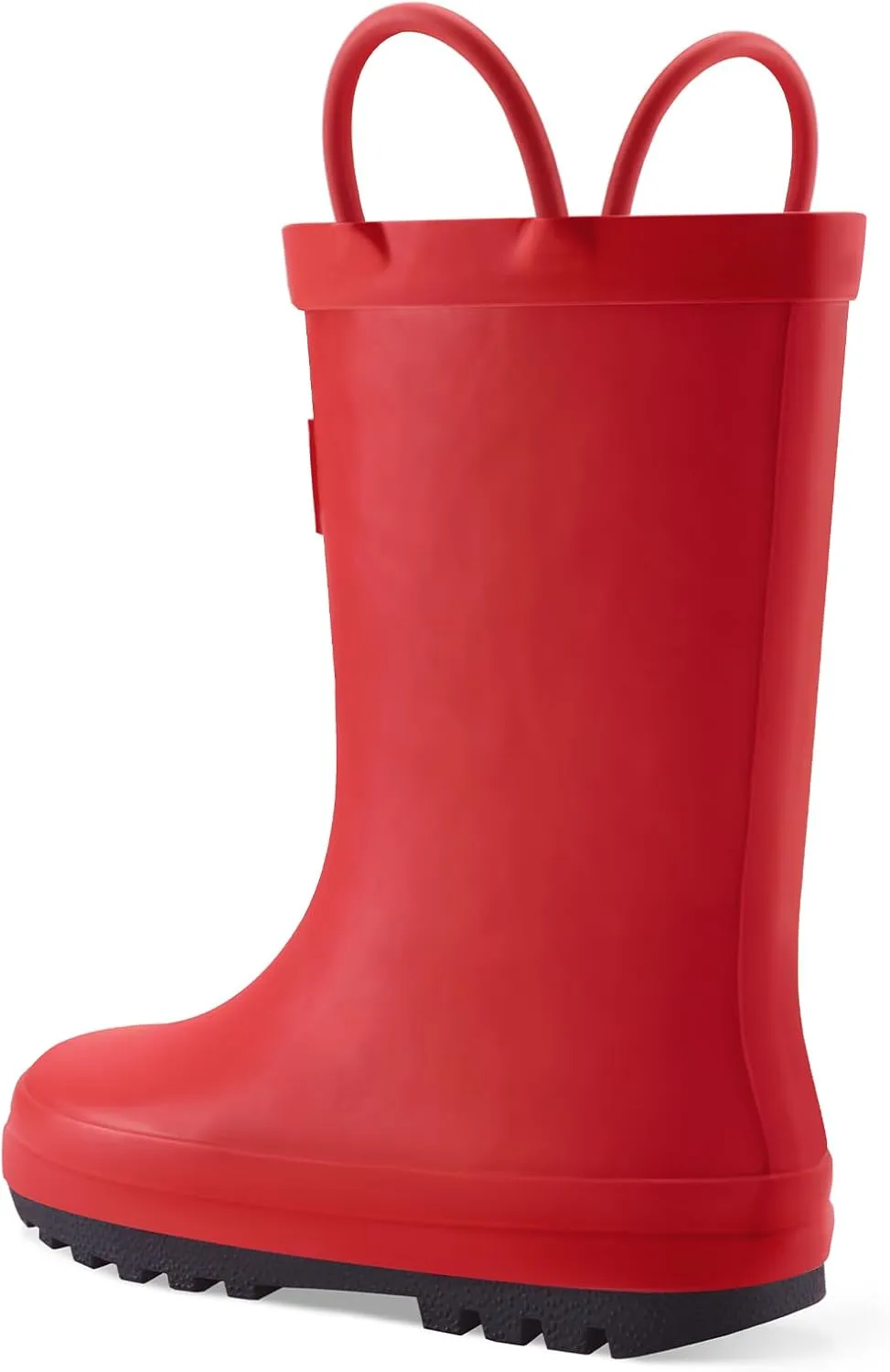 mysoft Kids Rain Boots for Girls Boys Toddler Waterproof Rubber Cute Printed with Easy-On Handles