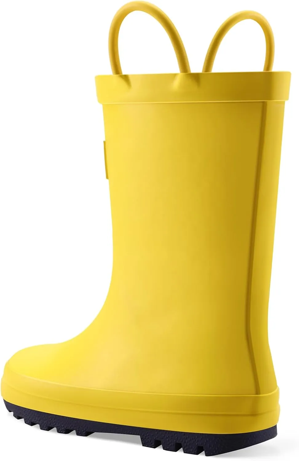 mysoft Kids Rain Boots for Girls Boys Toddler Waterproof Rubber Cute Printed with Easy-On Handles